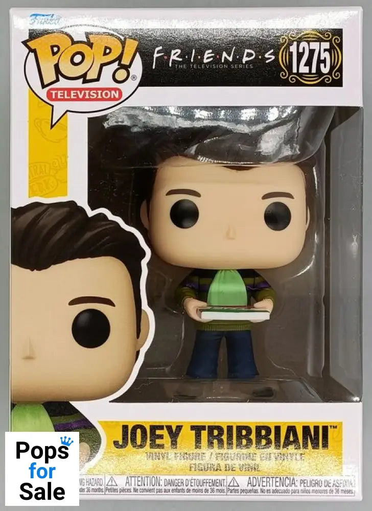 1275 Joey Tribbiani (w/Pizza) - Friends Funko POP - Brand New