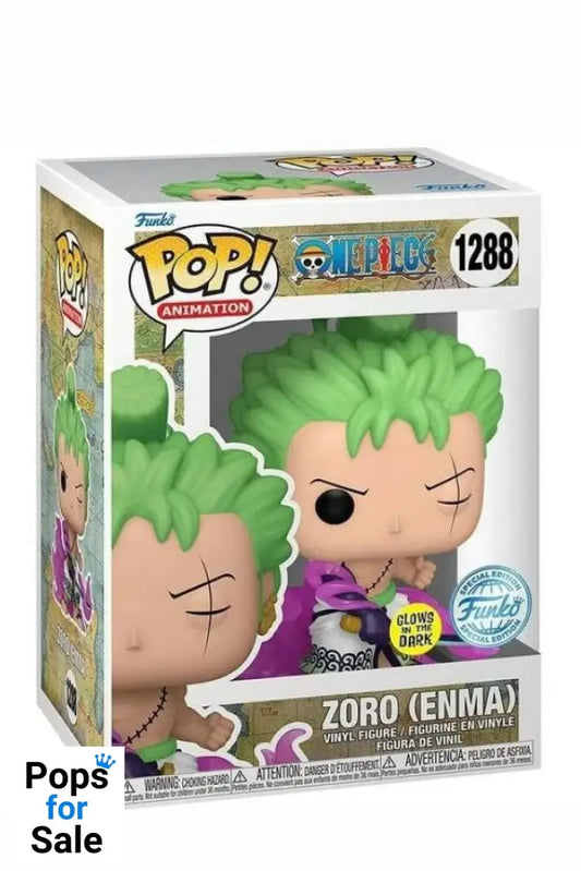 1288 Zoro (Enma) Glow - One Piece New Funko POP