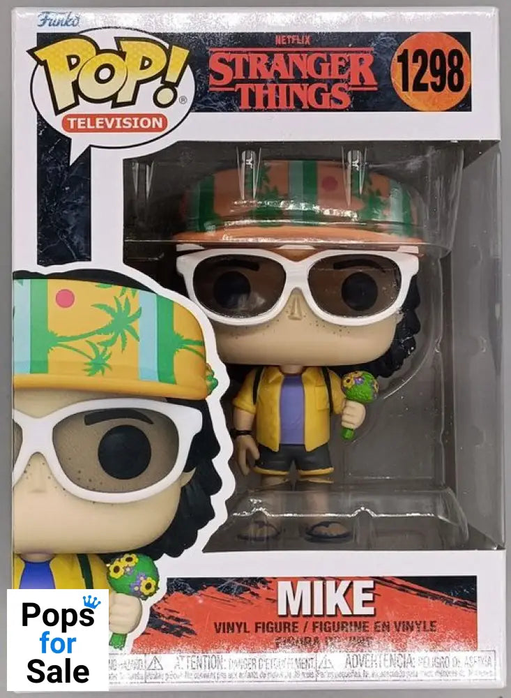 #1298 Mike (w/ Flowers) - Stranger Things Funko POP