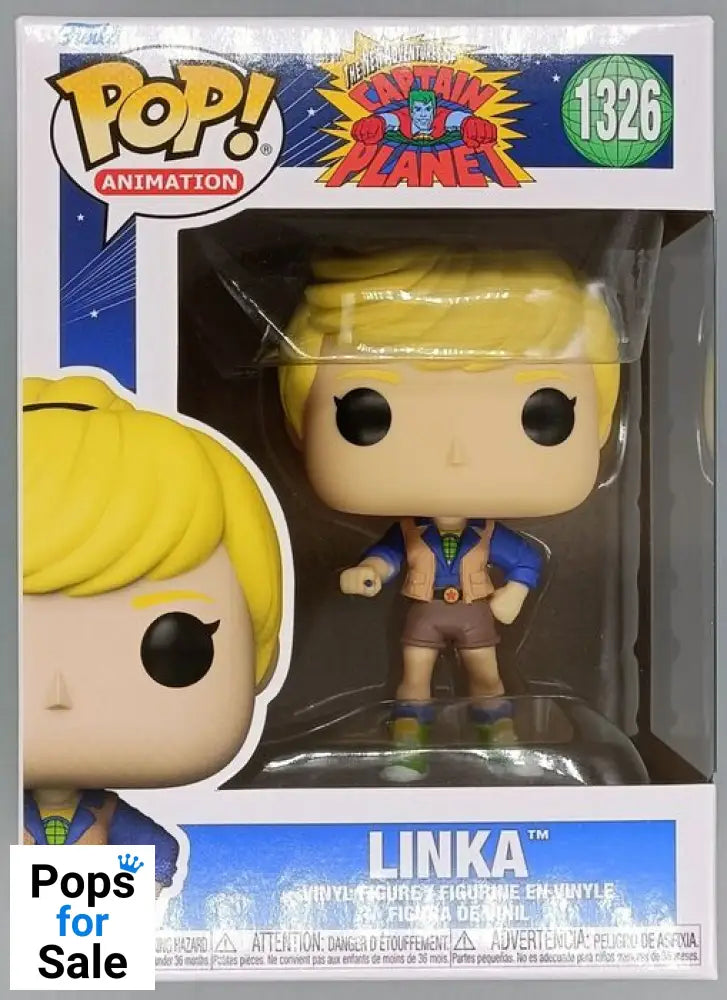 1326 Linka - Captain Planet and the Planeteers Funko POP - Brand New
