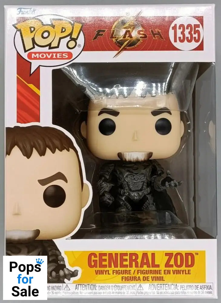 #1335 General Zod - DC The Flash - Brand New Funko POP in Protector