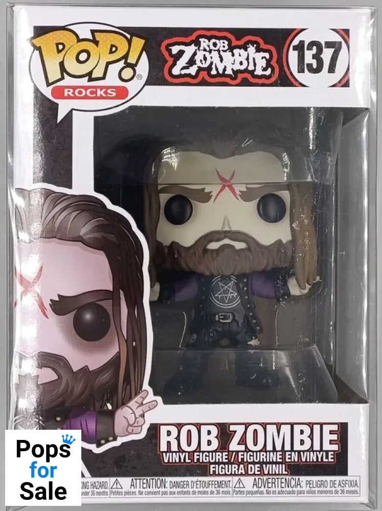137 Rob Zombie - Rocks Funko POP