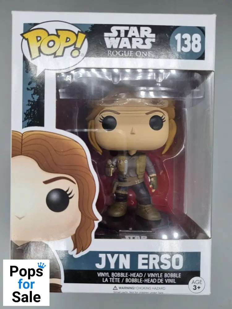 138 Jyn Erso - Star Wars - Rogue One Funko POP
