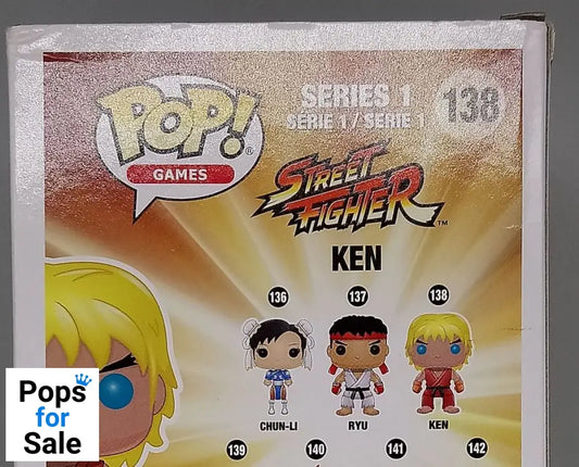 138 Ken - Street Fighter - Funko POP - Box Damaged