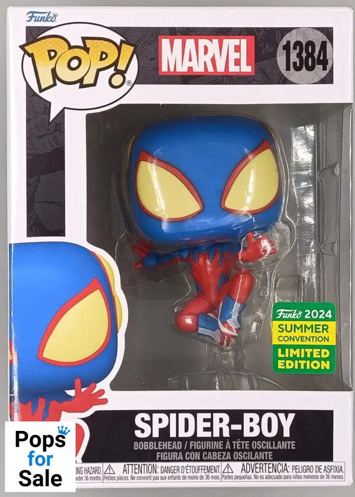 1384 Spider-Boy - Marvel - 2024 Con Funko POP - Brand New