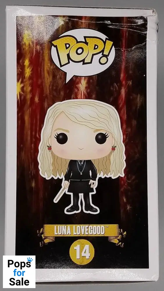 14 Luna Lovegood - Harry Potter - Box Damaged Funko POP