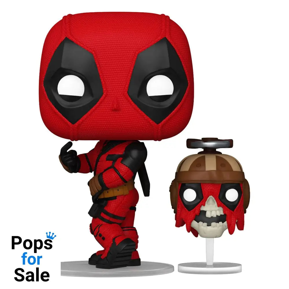 1400 Deadpool w/Headpool - Marvel Deadpool 3 Wolverine Funko POP - Brand New