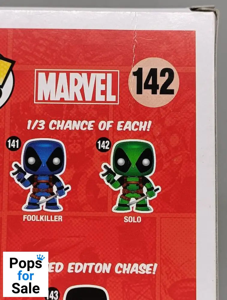 #142 Solo (Deadpool) - Marvel - Box Damaged Funko POP