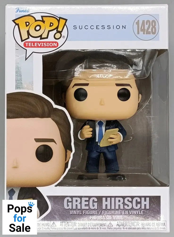 1428 Greg Hirsch - Succession Funko POP - Brand New