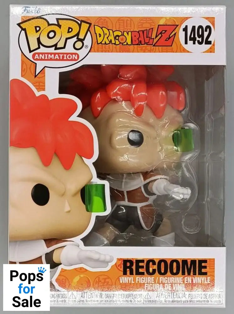 1492 Recoome - Dragon Ball Z Funko POP - Brand New