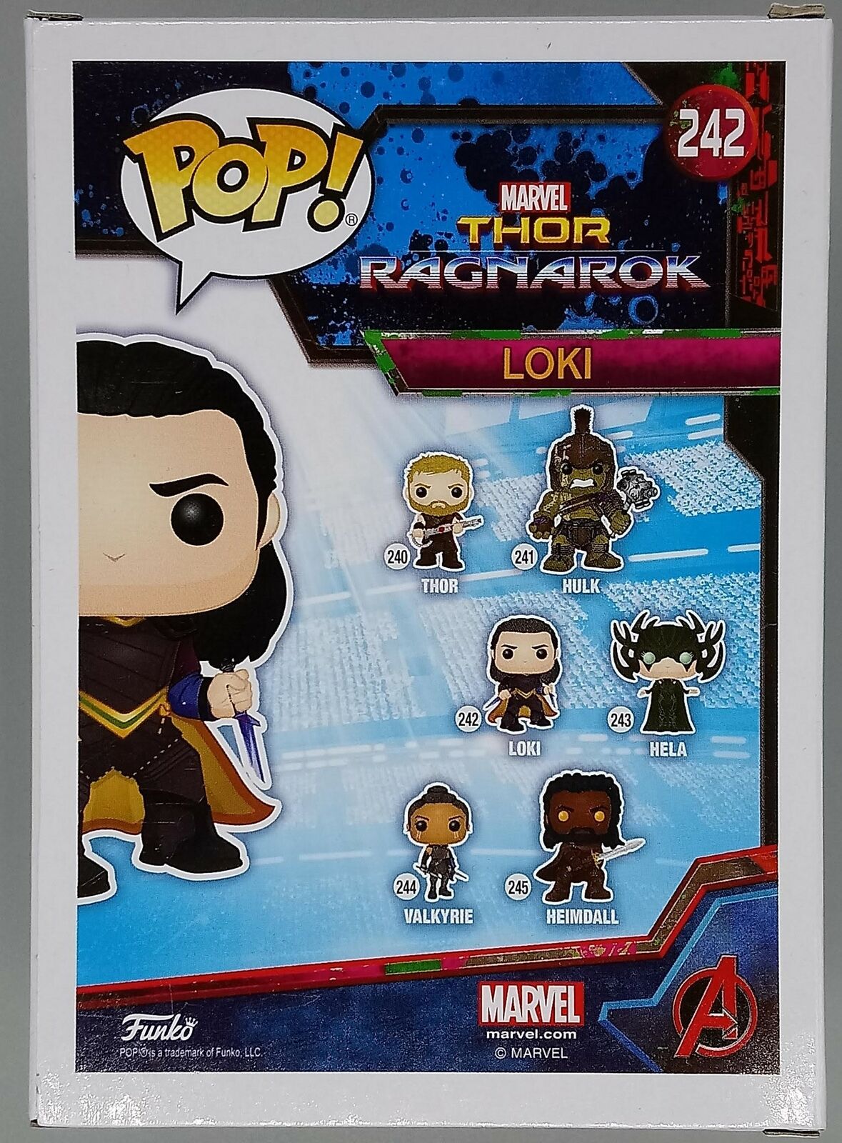 #242 Loki - Marvel Thor Ragnarok Funko POP