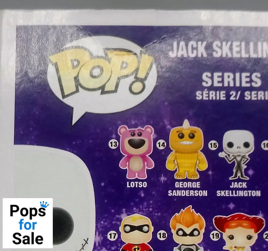 15 Jack Skellington Disney Nightmare Before Christmas Funko POP - Box Damaged