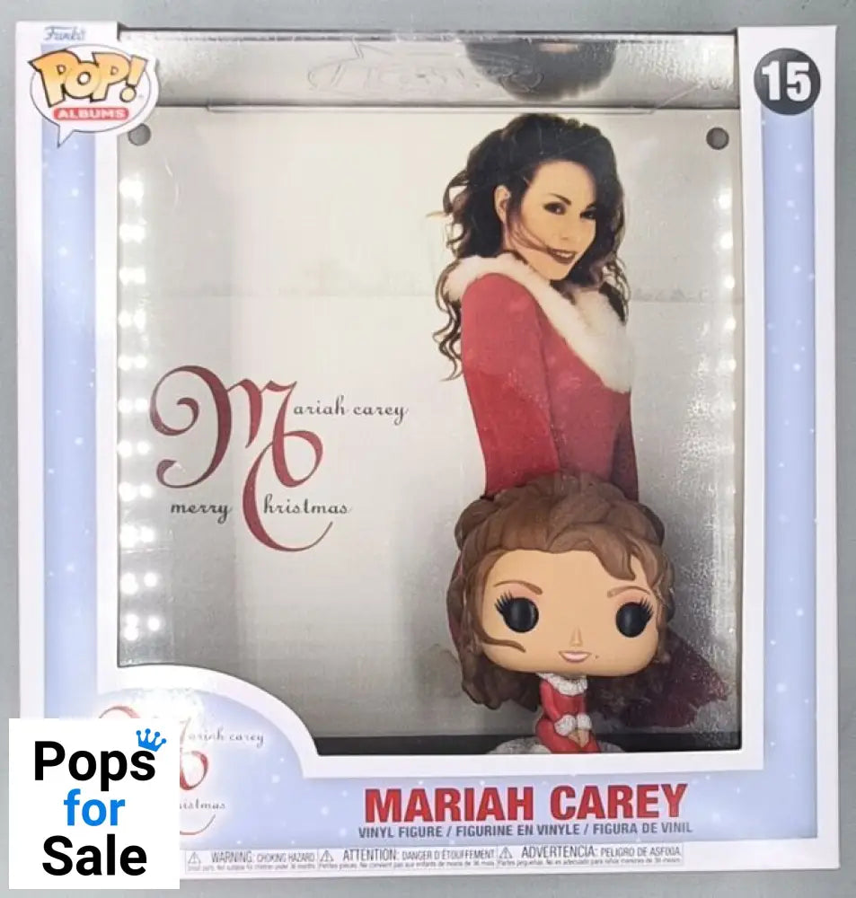 15 Mariah Carey (Merry Christmas) Albums - Rocks Funko POP
