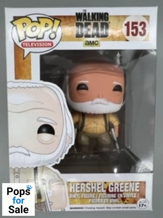 153 Hershel Greene - The Walking Dead - Funko POP - Box Damaged
