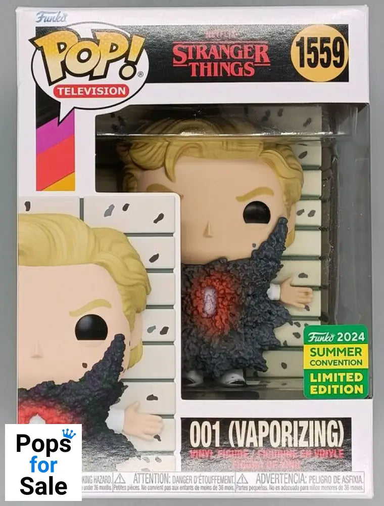 1559 001 (Vaporizing) - Stranger Things - 2024 Con Funko POP - Brand New