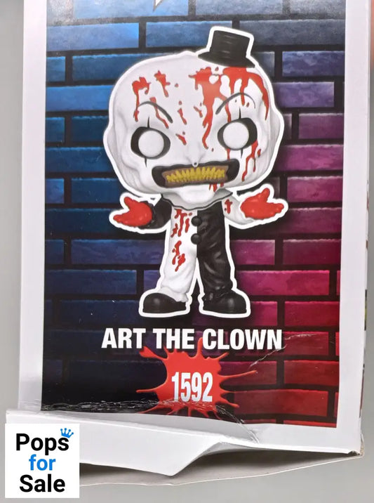 1592 Art the Clown (Bloody) - Terrifier - Horror - Funko POP - Box Damaged