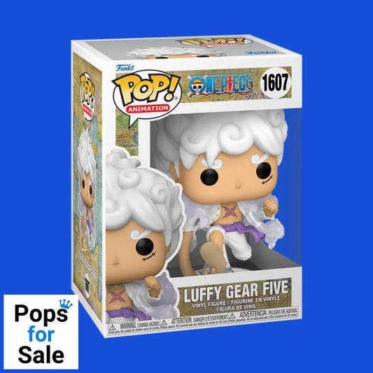 1607 Luffy Gear Five - One Piece - Brand New Funko POP in Protector