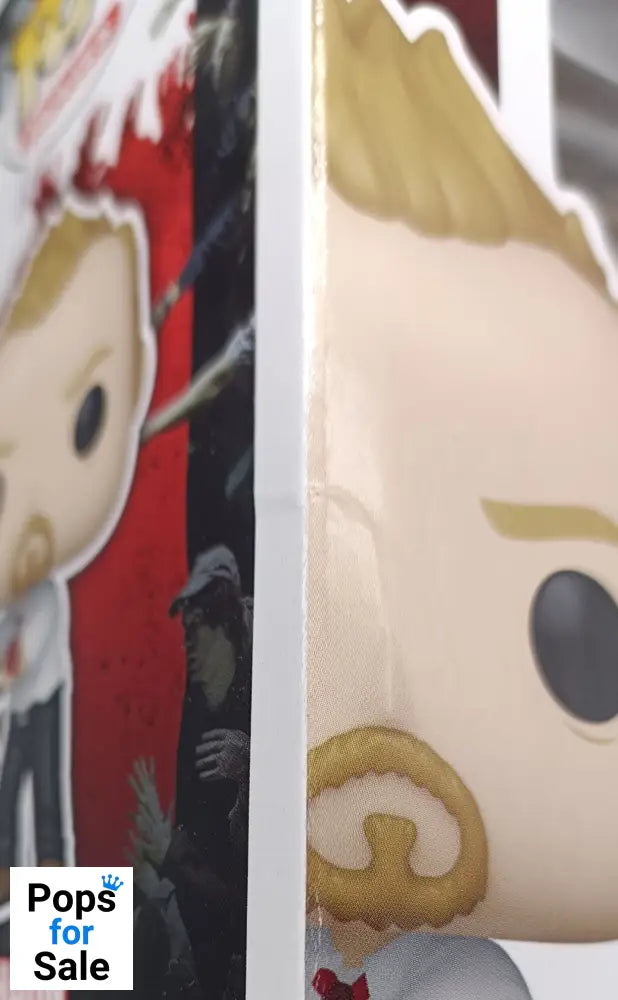 1660 Shaun with Cue (Bloody Chase) Shaun of the Dead - Box Damaged Funko POP