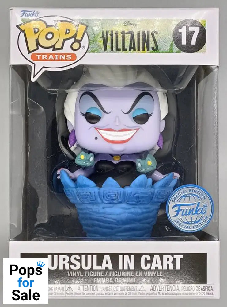 #17 Ursula in Cart - Trains Disney Villains Funko POP