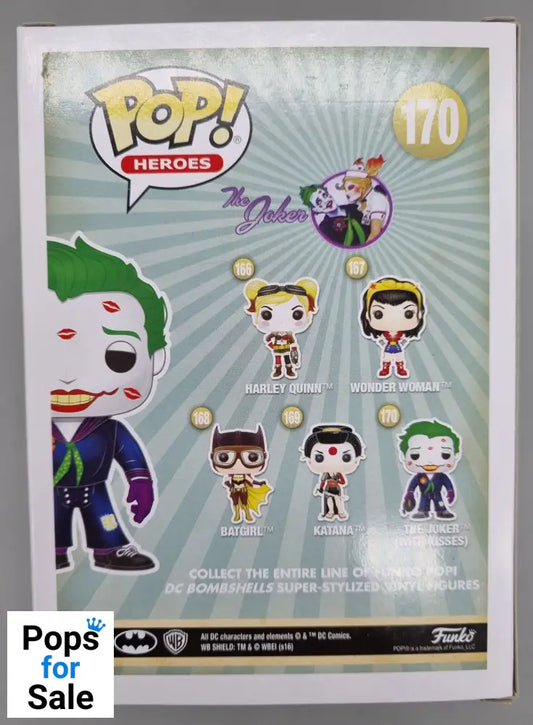 #170 The Joker (with Kisses) DC Comics Bombshells Funko POP