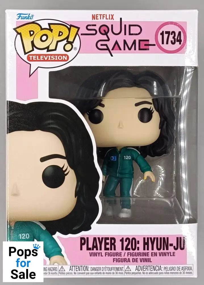 #1734 Player 120 - Squid Game Funko POP - Brand New