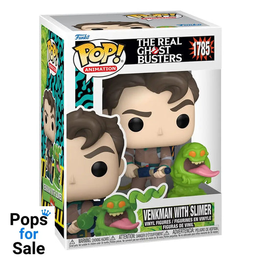1785 Venkman with Slimer - The Real Ghostbusters Funko POP - Brand New