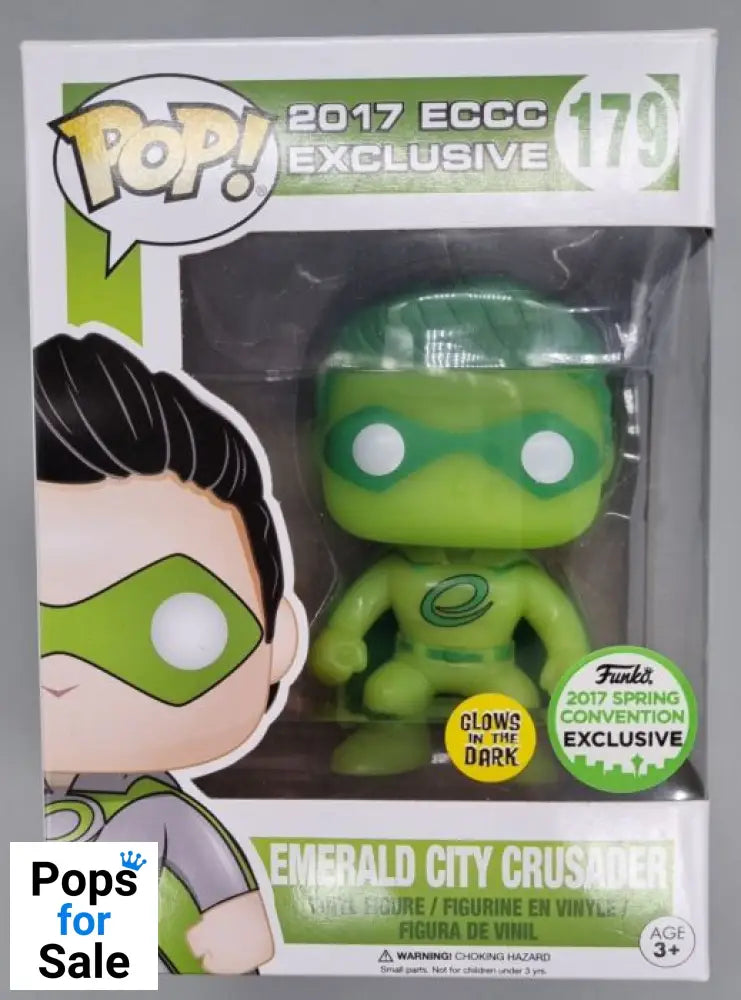 #179 Emerald City Crusader - Glow - 2017 ECCC Exc Funko POP