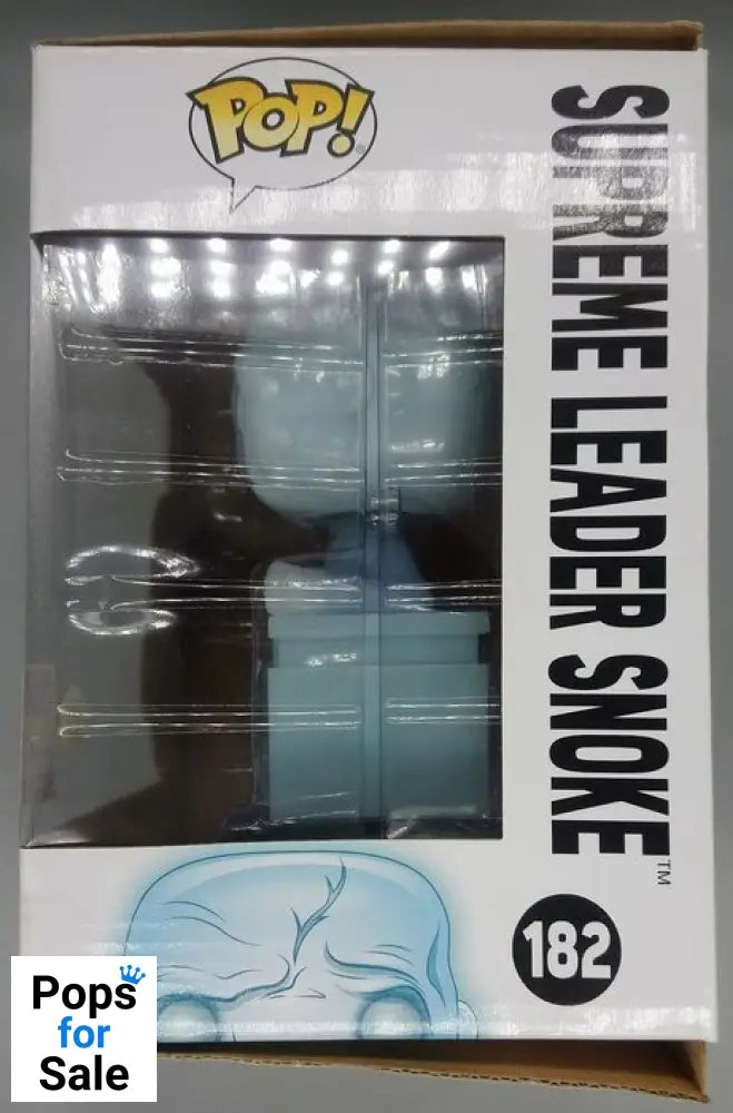 #182 Supreme Leader Snoke (Holographic) 6 Inch Glow Damaged Box Funko POP