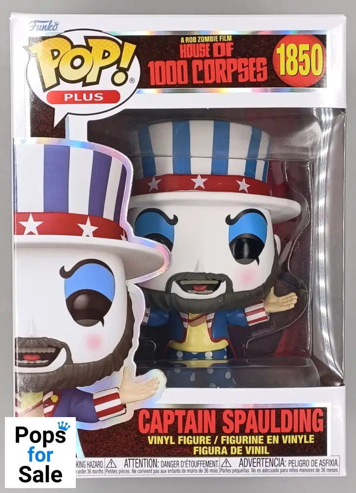 1850 Captain Spaulding - House of 1000 Corpses - Horror Funko POP - Brand New