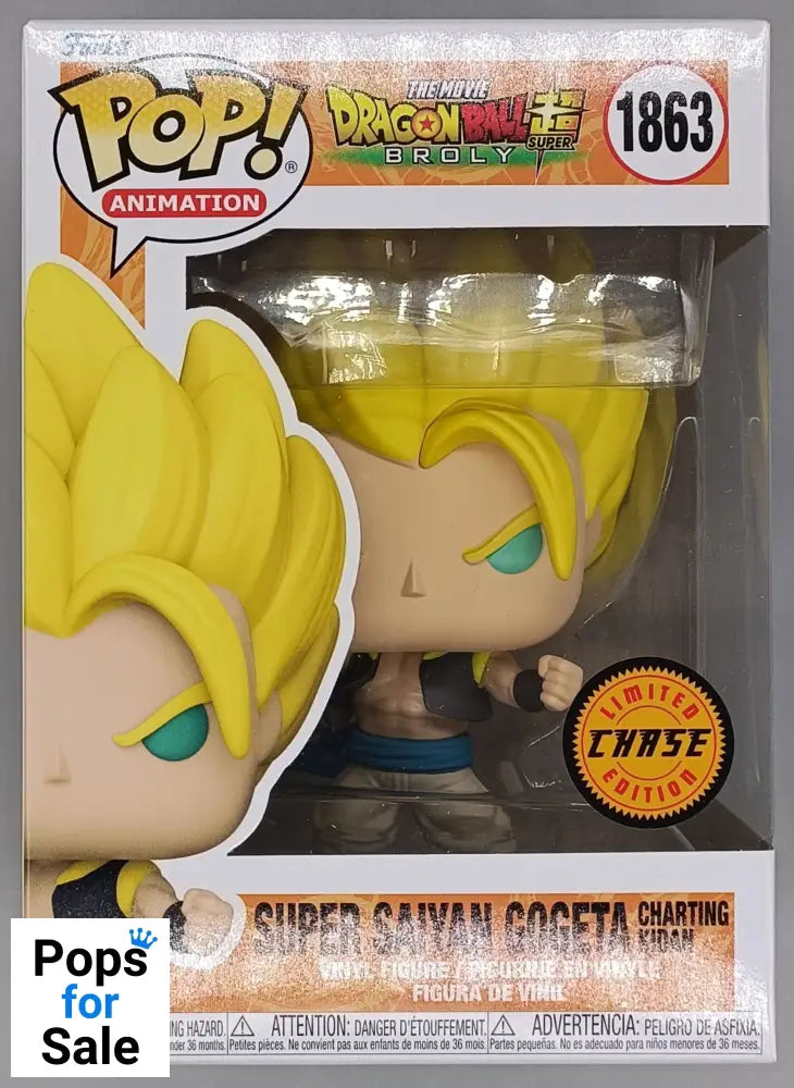 1863 Super Saiyan Gogeta - Chase - Dragon Ball Super Broly - Funko POP - Brand New