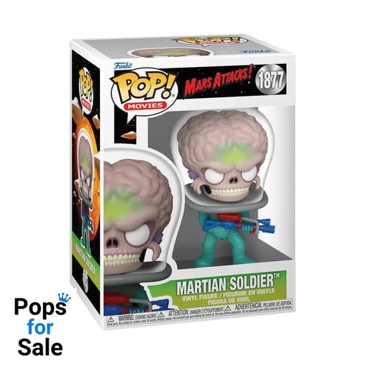 1877 Martian Soldier with Atomic Ray Gun - Mars Attacks Funko POP - Brand New