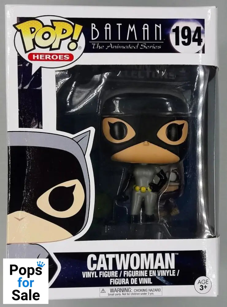 #194 Catwoman - DC Batman The Animated Series Box Damaged Funko POP