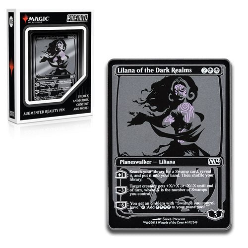 Pinfinity AR Pin: Liliana of the Dark Realms - Magic the Gathering PFMTG005 Pin