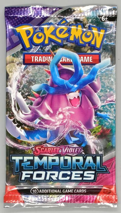 Pokemon Card Game Scarlet & Violet: Temporal Forces 10 Additional Game Cards