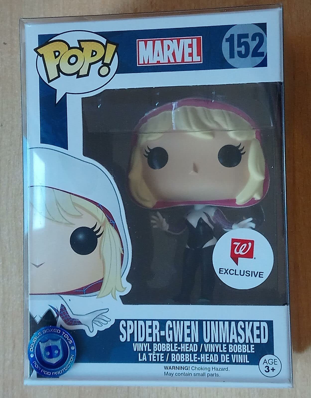 152 Spider-Gwen Unmasked - Marvel - Funko POP - Box Damaged