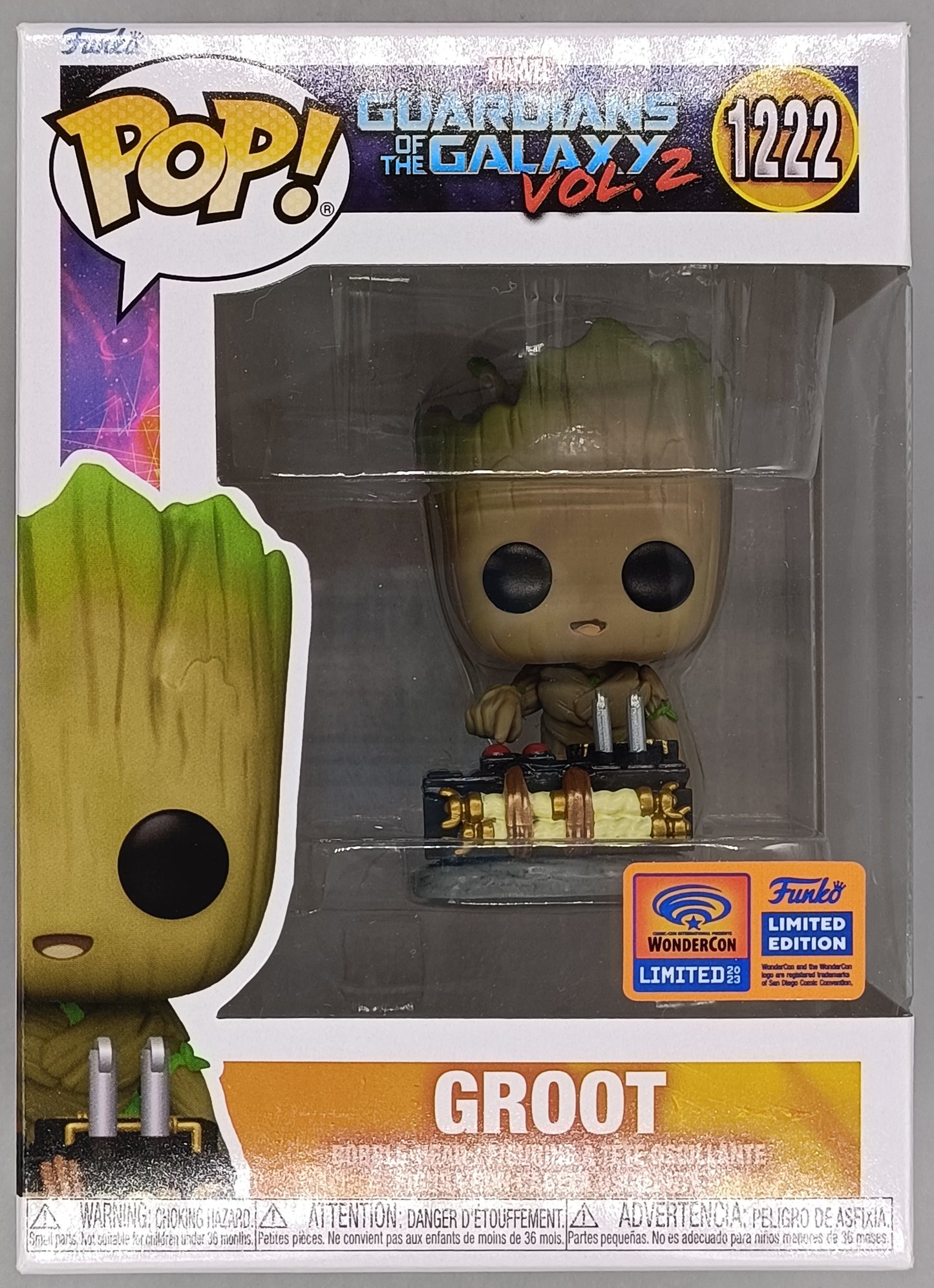 #1222 WC Groot (Pushing Button) Marvel GotG 2 2023 Con Funko POP