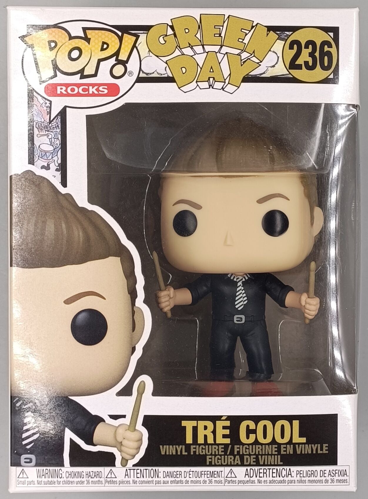 236 Tré Cool - Green Day - Rocks Funko POP