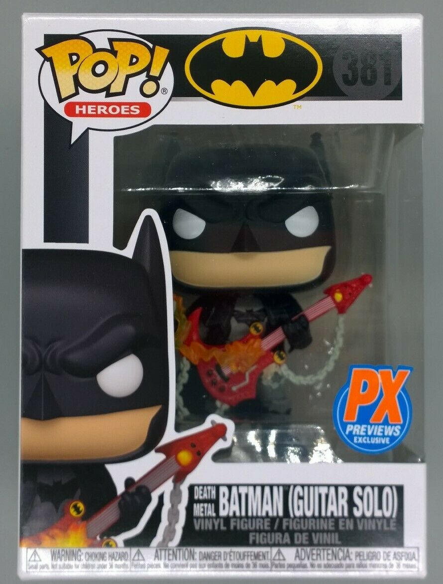 #381 Death Metal Batman (Guitar Solo) - DC - Exclusive Funko POP