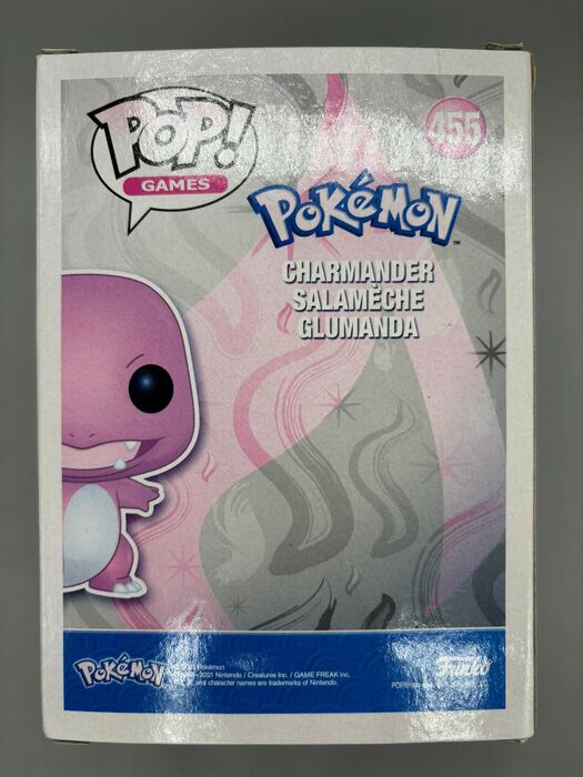 455 Charmander (Silver) - Metallic - Pokemon - Box Damaged Funko POP