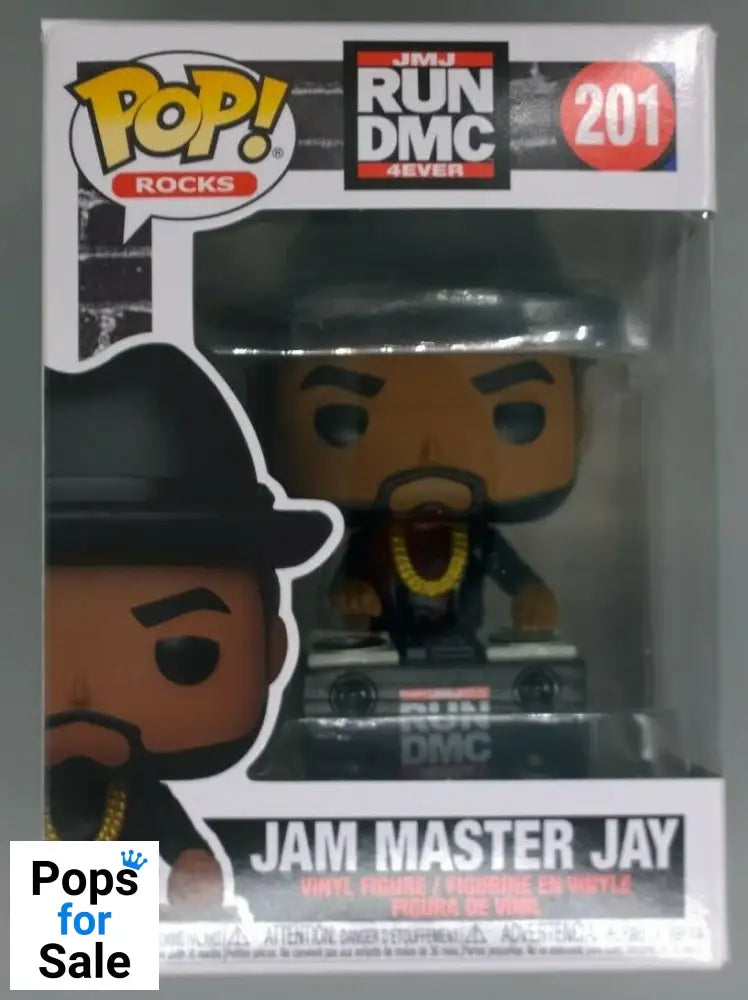 201 Jam Master Jay - Run-DMC - Funko POP - Box Damaged