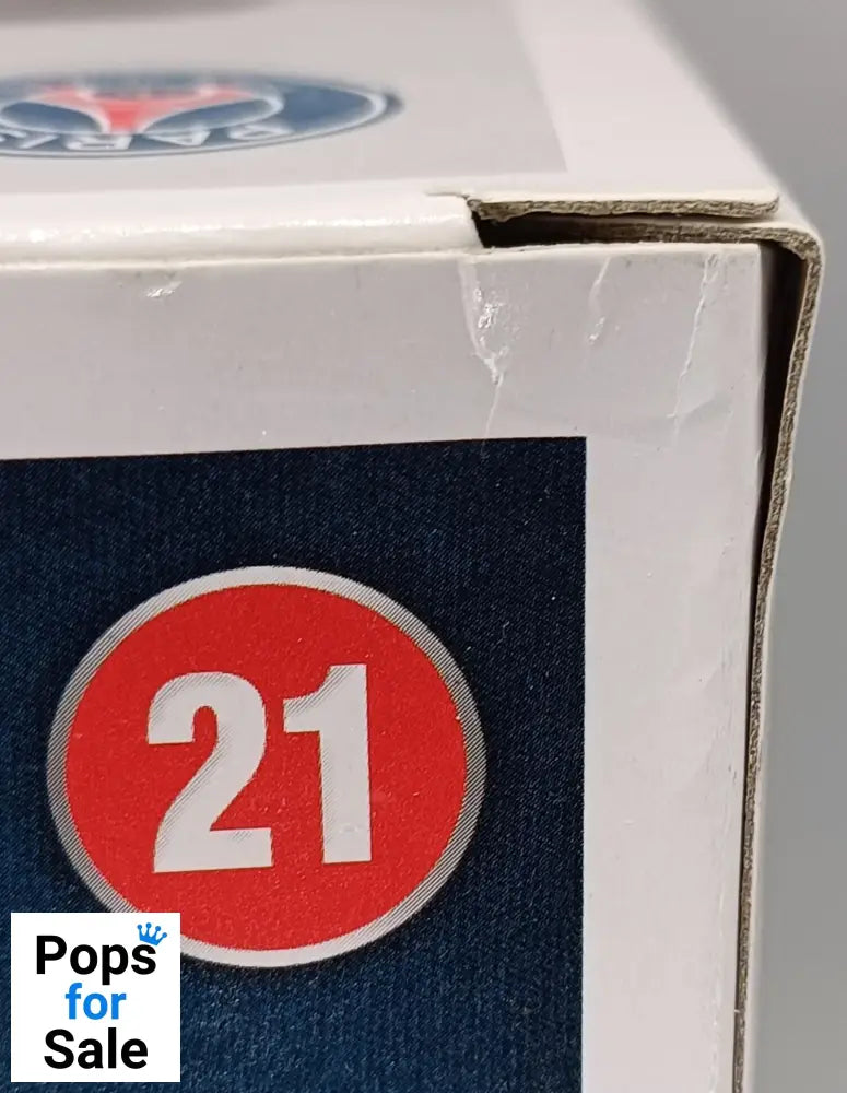 21 Kylian Mbappé - PSG Paris Saint Germain - Box Damaged Funko POP