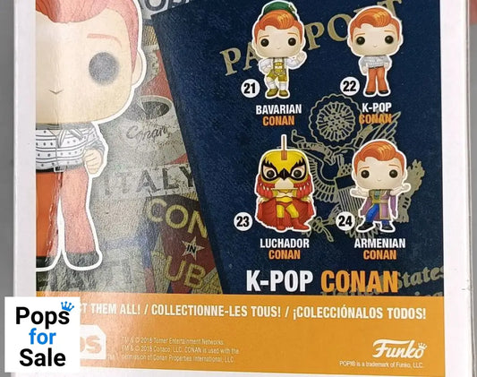 22 Conan O'Brien (K-Pop) - Conan - Funko POP - Box Damaged