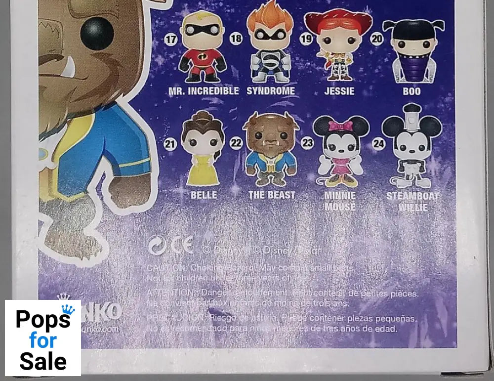 22 The Beast - Disney Beauty and the Beast - Box Damaged Funko POP