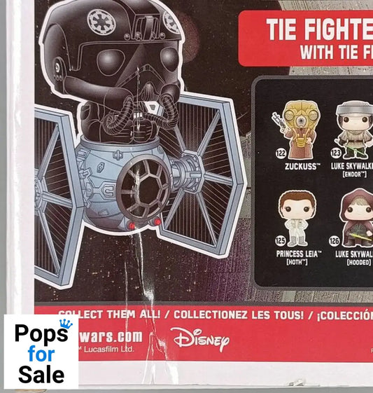 #221 TIE Fighter Pilot (with TIE Fighter) Deluxe Star Wars Box Damaged Funko POP