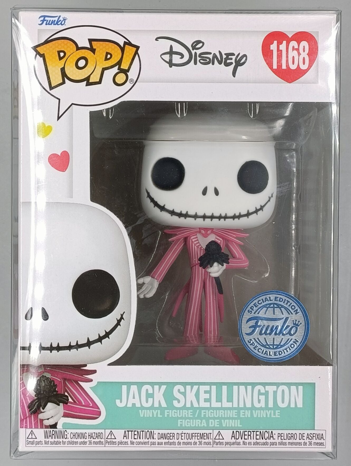 1168 Jack Skellington (Pink) Disney The Nightmare Before Christmas Funko POP