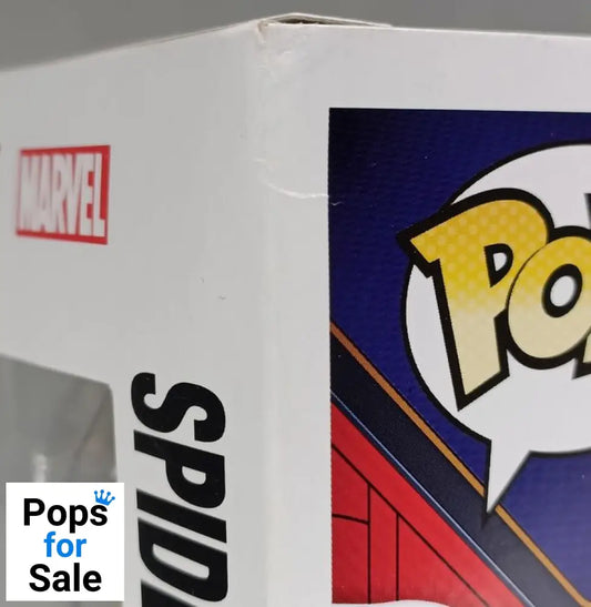 #223 SpiderMan (Homemade Suit Unmasked) Marvel Homeco Box Damaged Funko POP