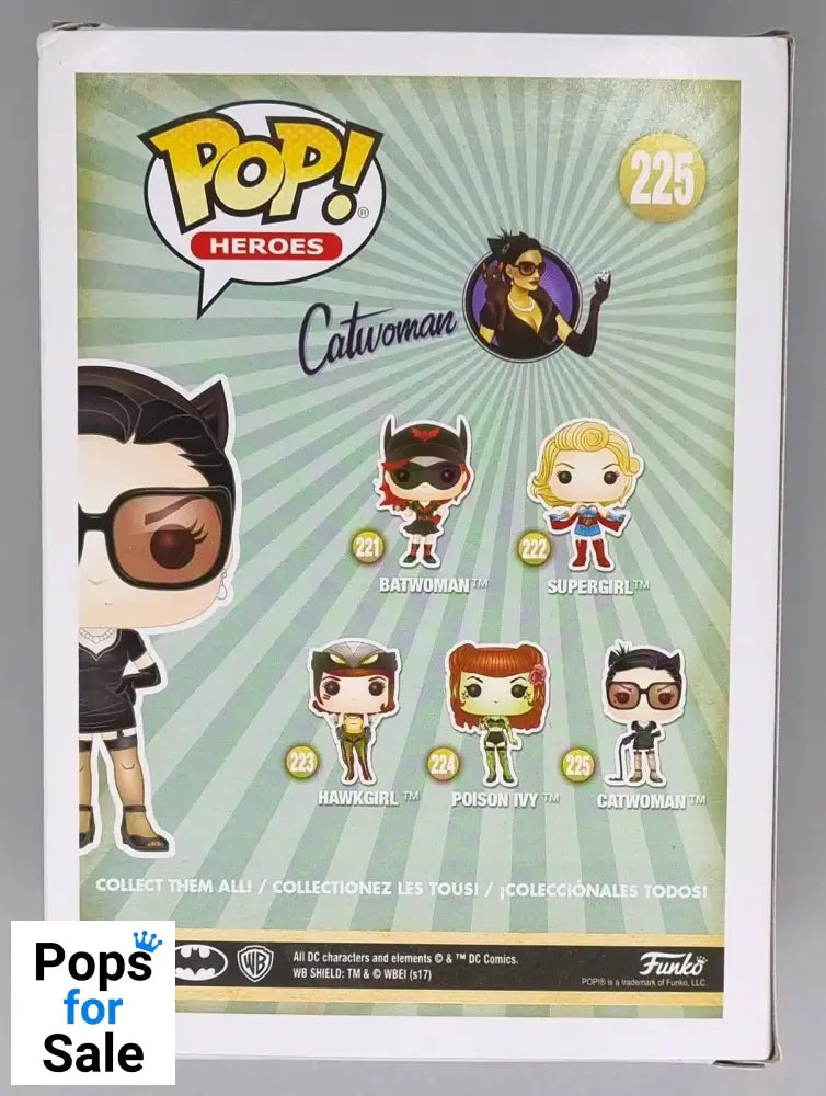 225 Catwoman (in Black) - DC Bombshells - Funko POP - Box Damaged