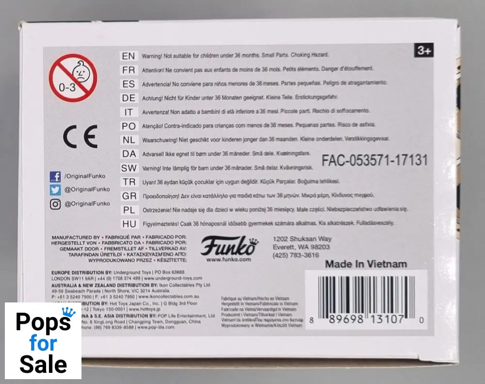 #225 Tony Stark (Holding Helmet) Marvel Spider-Man Homecomin Funko POP