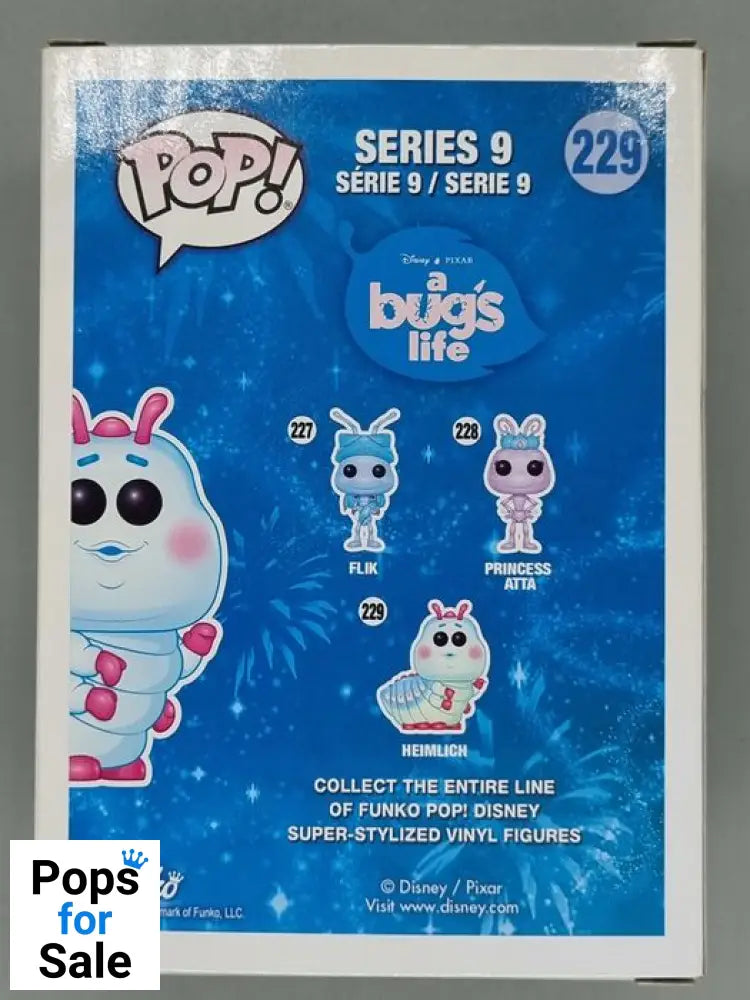 #229 Heimlich - Disney A Bug's Life - Box Damaged Funko POP