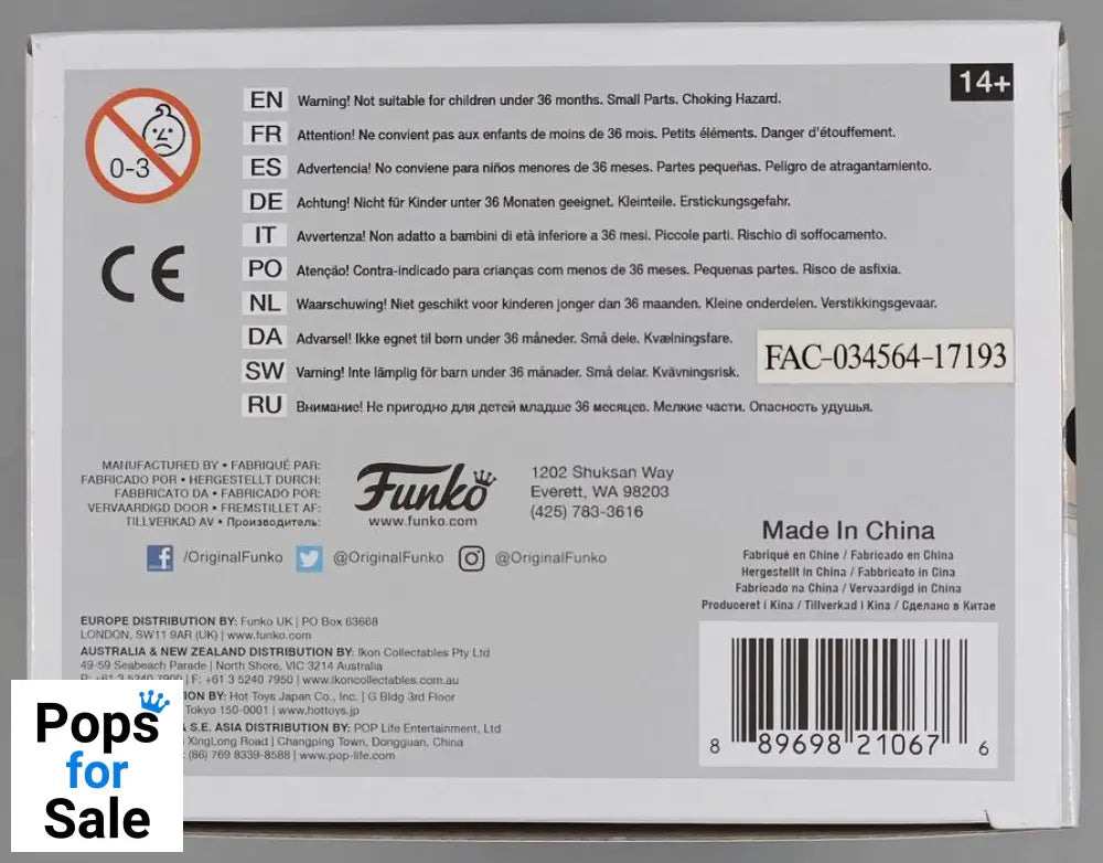 #235 Old Man Logan - Marvel - 2017 Con Funko POP